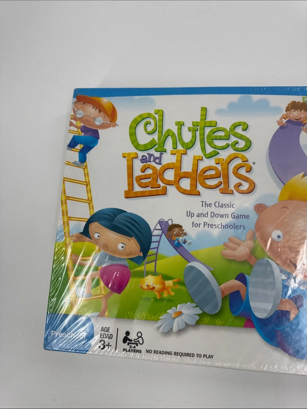 MB GAMES Chutes and Ladders Kids Board Game - Colorful Preschool 3+